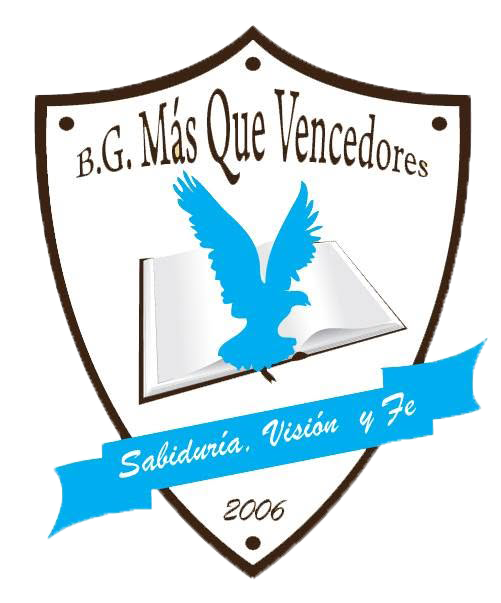 Logo Centro de Educación  Básica General Más Que Vencedores